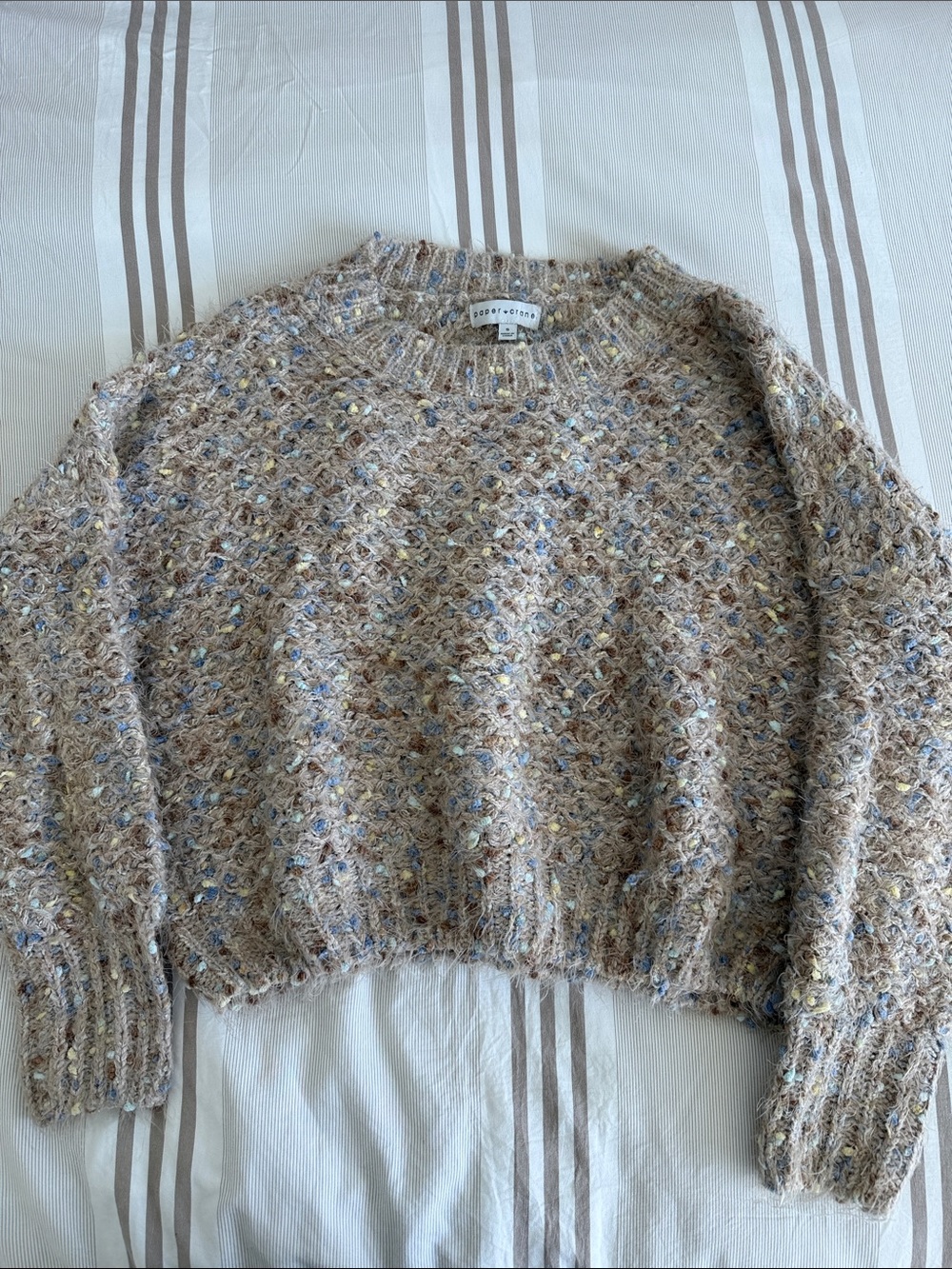 Soft Boucle Woven Sweater